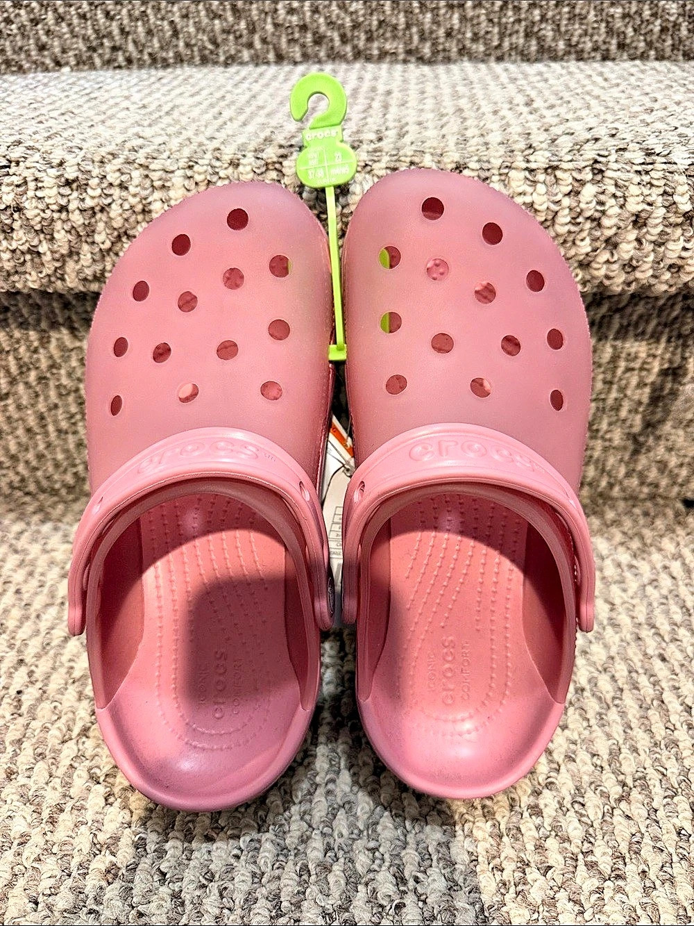 Crocs Classic Clog Pink Girls US 7
